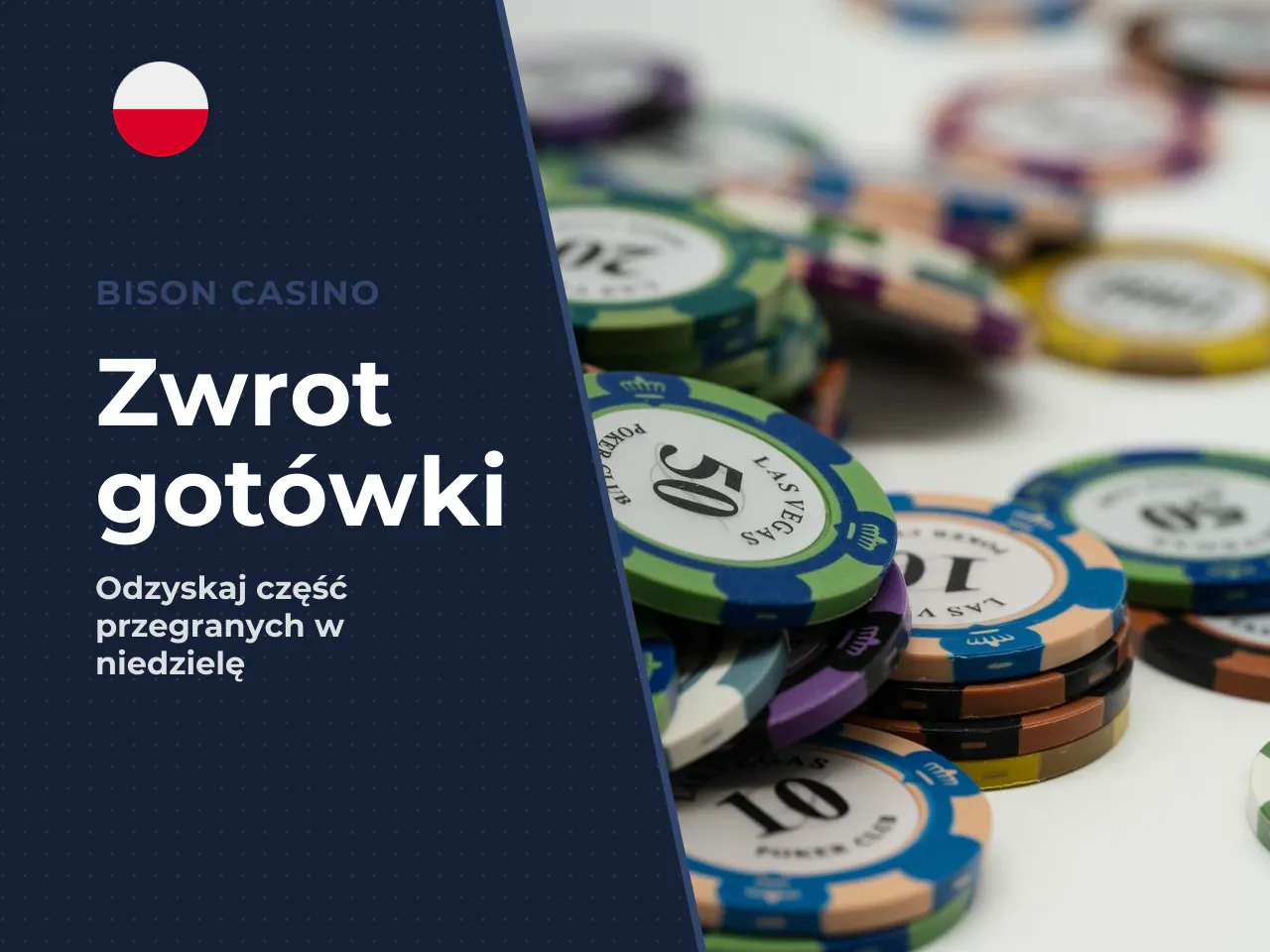 Cashback i promocje dla stałych graczy. Długoterminowe podejście platformy opiera się na mechanizmie cashbacku. Co niedzielę Bison Casino wypłaca graczom zwrot gotówki za straty poniesione w minionym 