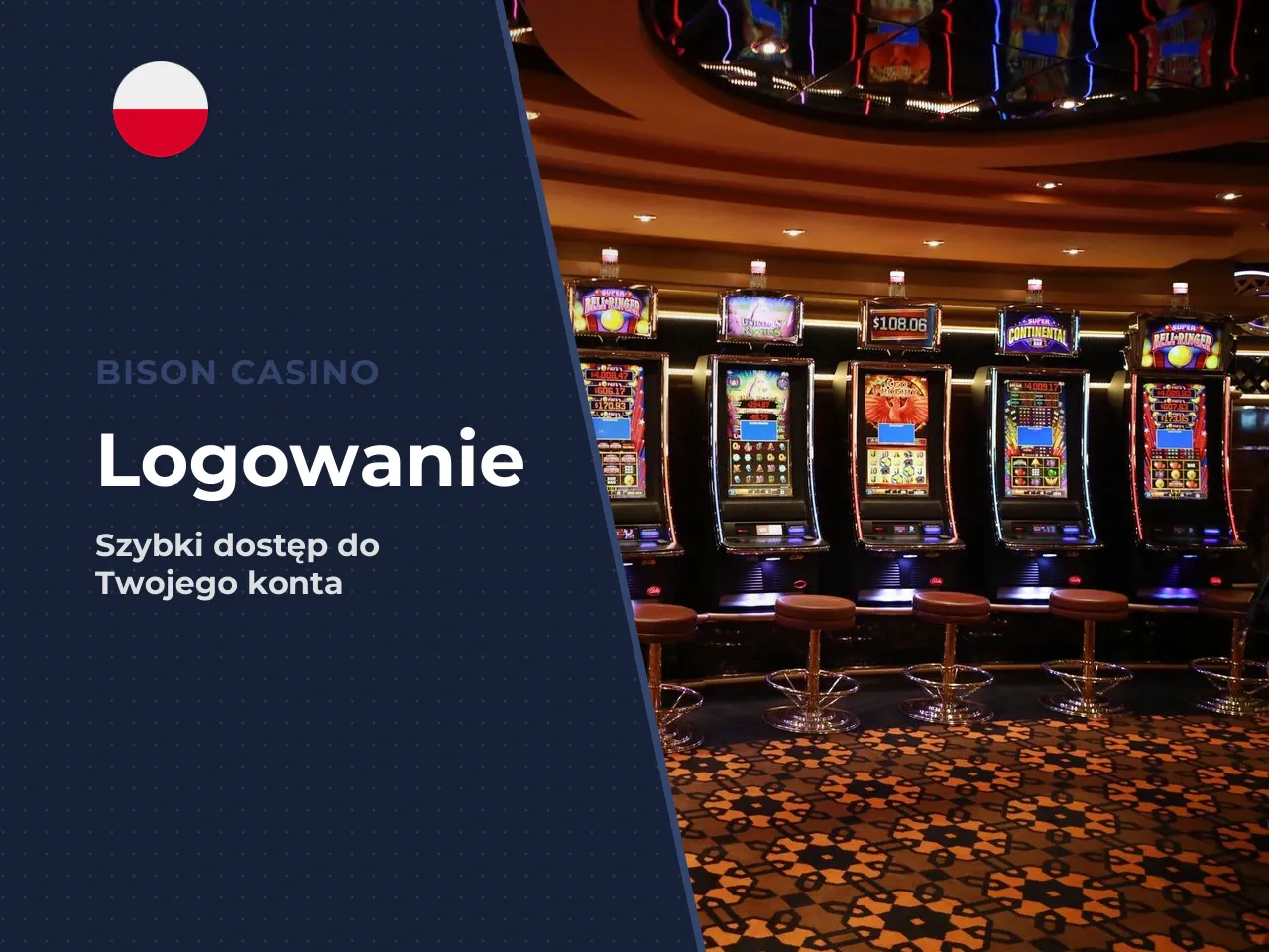Jak zalogować się do Bison Casino krok po kroku. Cały proces logowania zajmuje kilkanaście sekund. Oto dokładna ścieżka — sprawdzona na żywym koncie. **Krok 1: Wejdź na oficjalną stronę.** Wpisz w prz